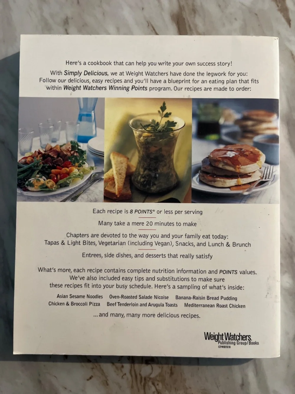 Weight Watchers Simply Delicious Winning Points Cookbook
